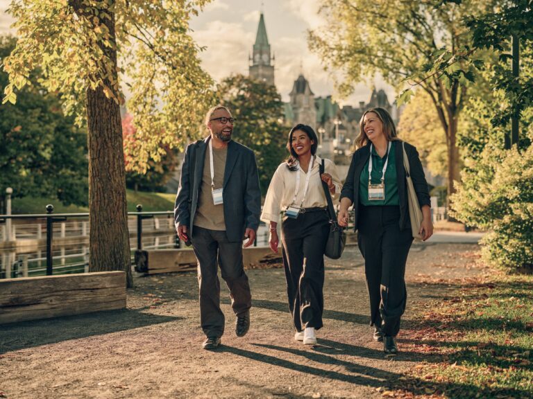 Meeting professionals on pathway